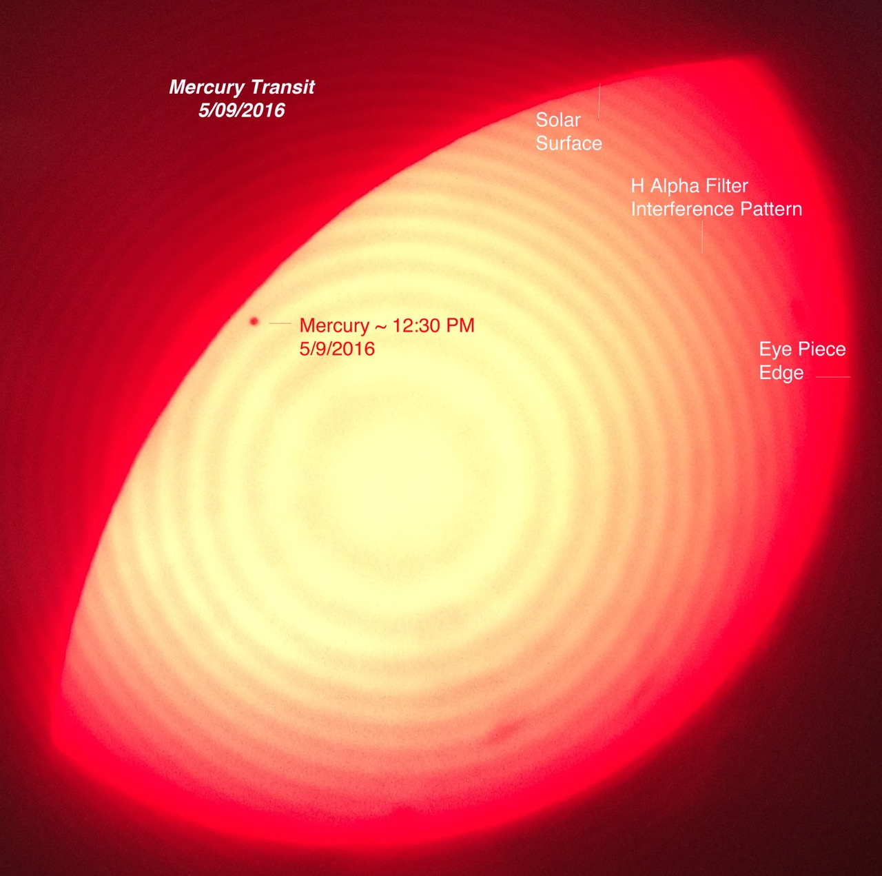 Mercury Transit 5/9/2016