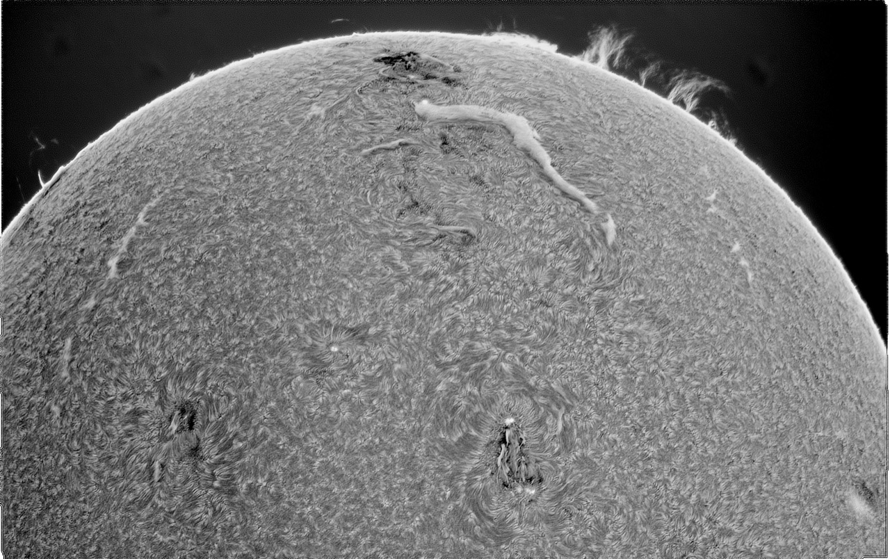 Sun_closeup_6-20-22 BW